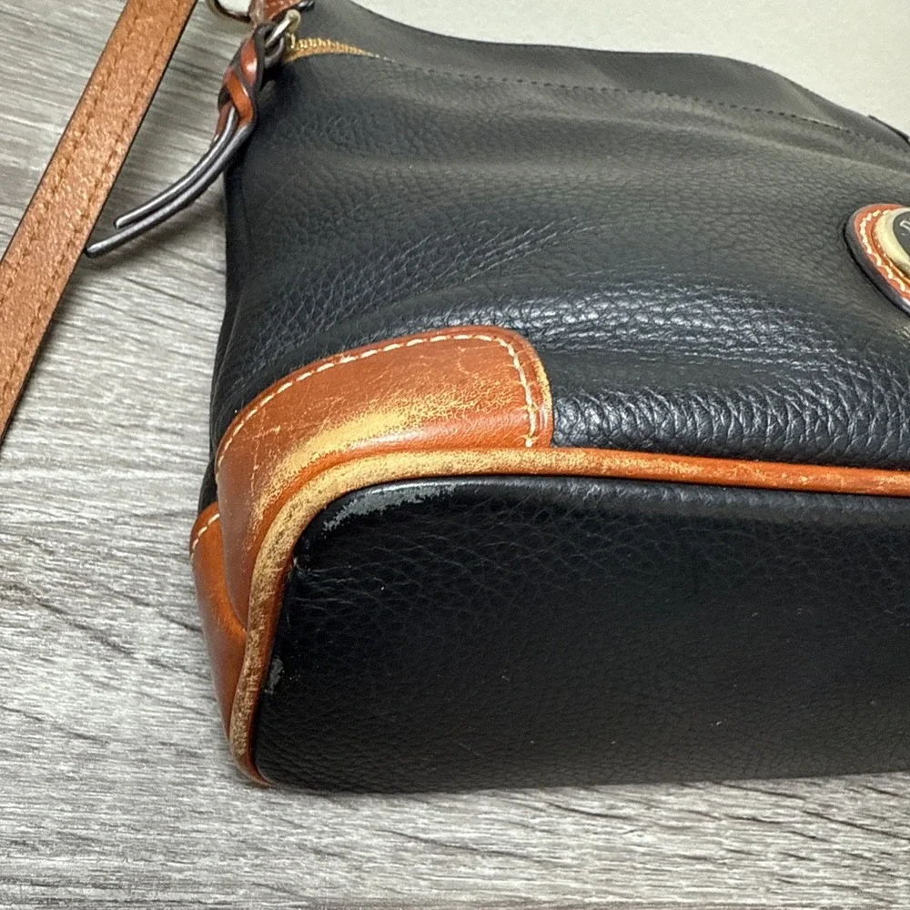Dooney & Bourke Pebble Grain Crossbody Shoulder bag‎ Navy blue - Picture 6 of 10